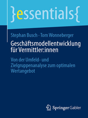 cover image of Geschäftsmodellentwicklung für Vermittler